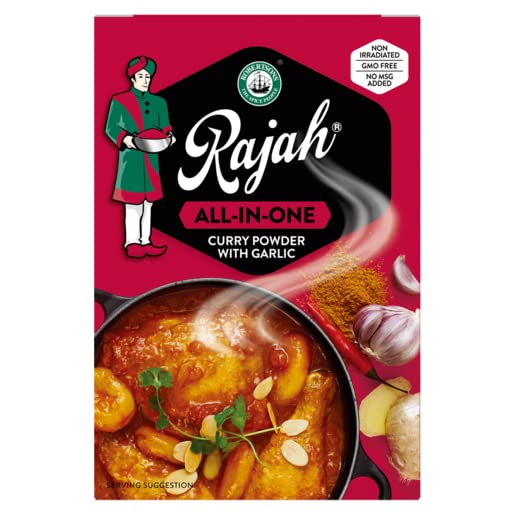 Robertsons Rajah Curry Powder 100g (All in One with Garlic, Ounce  (Pack of 1))