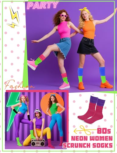Image of Buauty Slouch Socks for Women, Soft Extra Long Chunky Scrunch Knee High Sock Winter Knit Slouchy Socks Leg Warmmers