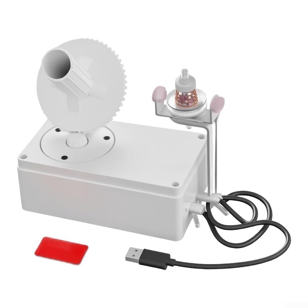 Avvolgitore per filati, alimentato tramite USB, avvolgitore automatico per gomitoli, strumento portatile per torte per avvolgimento efficiente