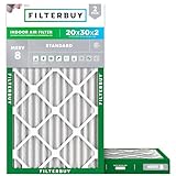 AFB MERV 8プリーツAC炉エアフィルタ 20x30x2 AFB20x30x2M8pk2 2