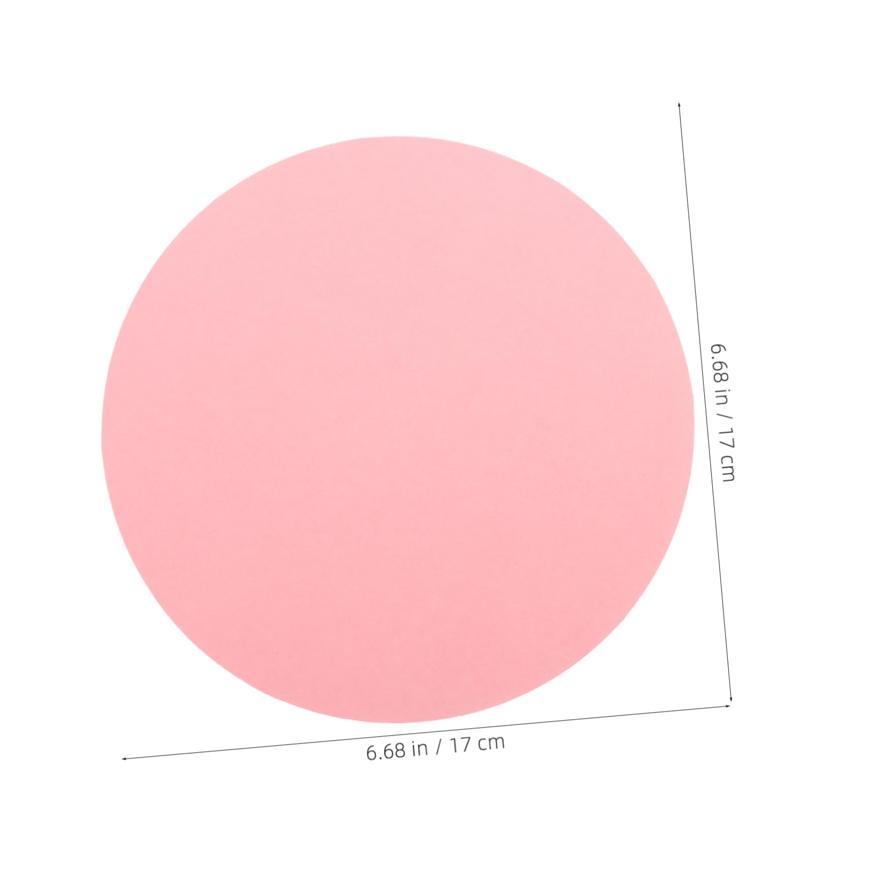 HOMSFOU Round Drawing Cardboard Paper 20 Sheets Paper Roll for Boys and Girls for Drawing Painting