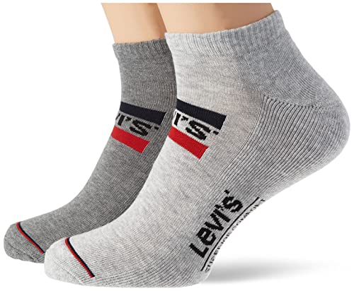 Image of Levi's Sneaker, Grey Combo, 35/38 (Pack of 2)