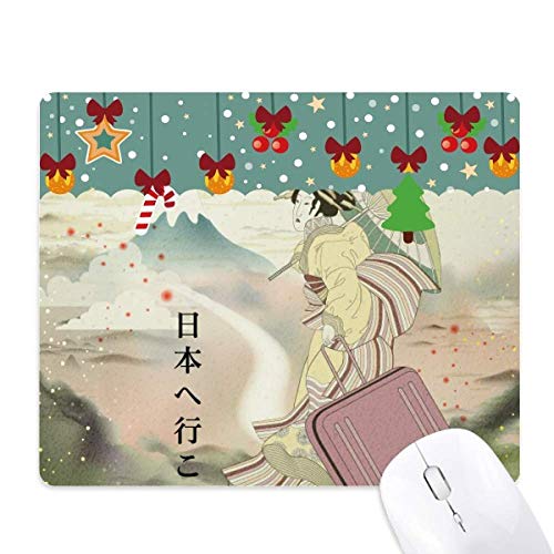 Tapis de souris japonais Ukiyo-e Mont Fuji tapis de gaming en caoutchouc pour ordinateur