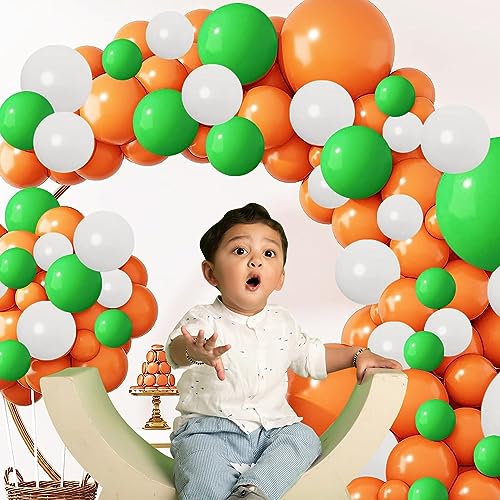 Image of Party Propz Republic Day Decoration Items - 102pcs, Tircolour Balloon, 26 January Decoration Item, Tri Colour Decorations Item, Republic Day Decor for Office, School