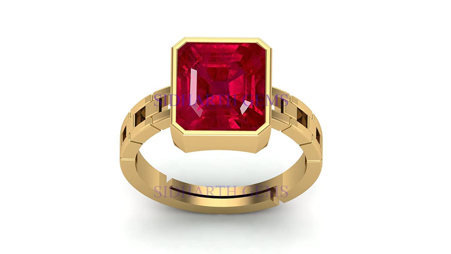 SIDHARTH GEMS 16.25 Ratti 15.50 Carat A+ Quality Natural Burma Ruby Manik Unheated Untreatet Gemstone Gold Ring for Womens and Mens(GGTL Lab Certified) (B0BBGMYC6X) Amazon Price History, Amazon Price Tracker