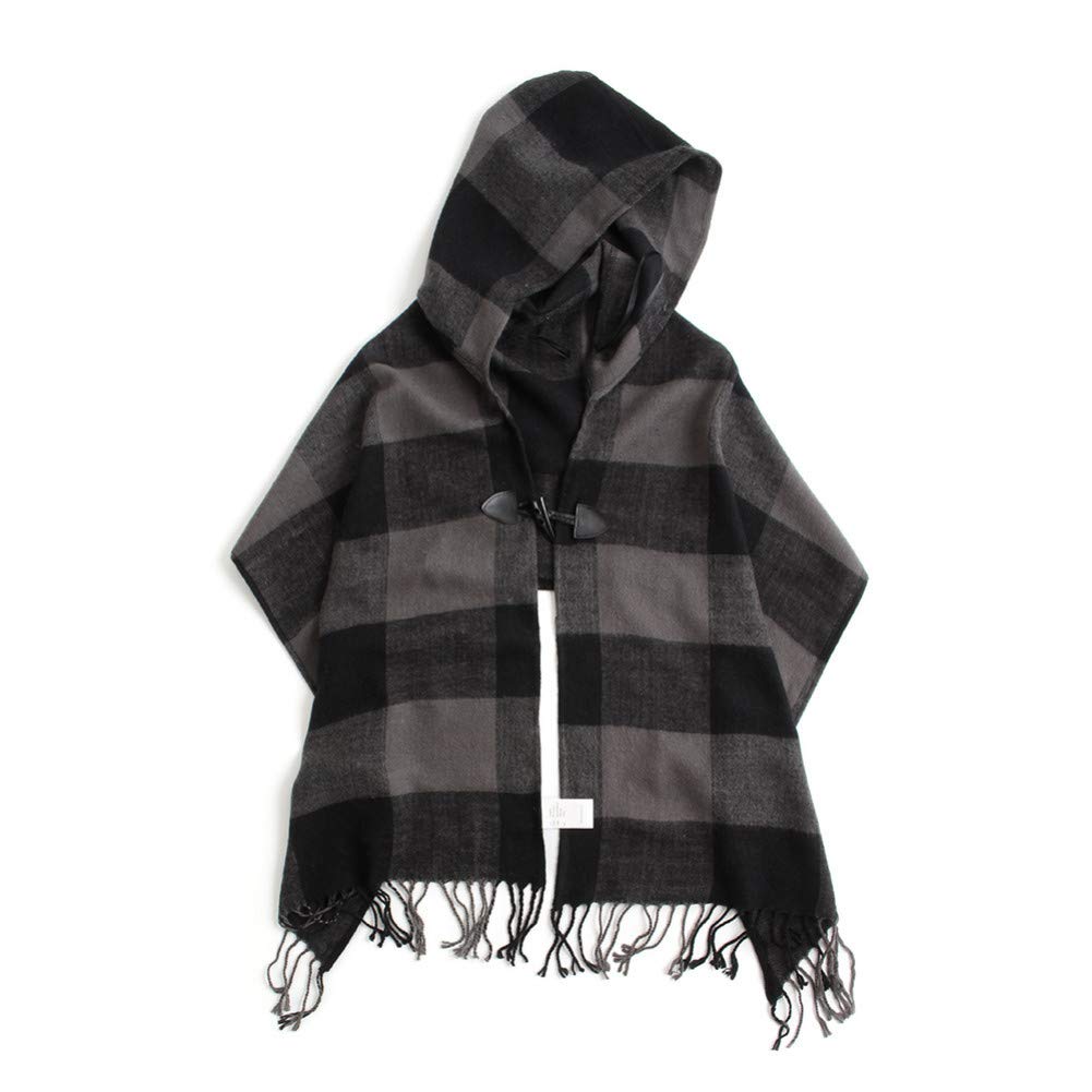 Écharpes de poncho à carreaux pour femme finis les vêtements qui glissent