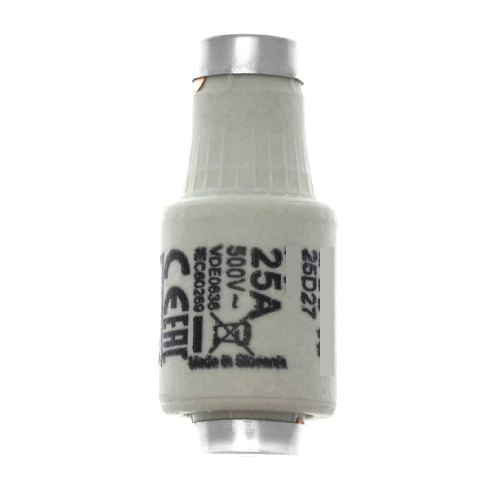 NACODLUL 5PCS FUSE 35D33 50D33 63D33 25D27 20D27 16D27 10D27 6D27 4D27 2D27 E27 500V(25D27 E27 DII 25A)