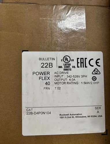 New 22B-D4P0N104 1.5 kW 2 HP 22B-D4P0N104