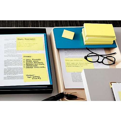 Post-it Notes, 4 x 6 in, Beachside Café Collection, 5 Lined Pads - image 2
