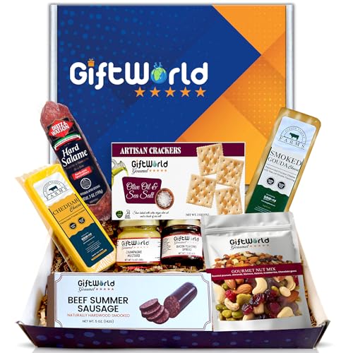 GiftWorld-Beef-Summer-Sausage-Charcuterie-Cheese-Gift-Basket-Charcuterie-Food-Items-Meat-and-Cheese-Gift-Baskets-for-Men-Food-Gift-Basket-for-Men-Women-Food-Gifts-for-Men-Food-Basket-For-Business-Gift
