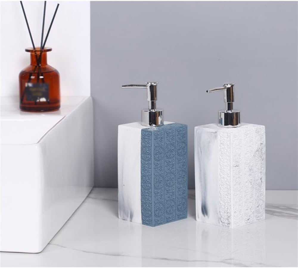 Soap Pump Dispenser High-Grade Lotion Dispenser Bottle Press Bottle Shampoo Body Wash Empty Bottle Soap Dispenser Bottles Dispenser(Blue)