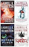 NEW! Anita Blake Vampire Hunter Series 4 Books Set (#25 - #28): Crimson Death, Serpentine, Sucker Punch, Rafael
