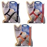 Ausgezeichnet Material: Aus strapazierfähigem Nylon, dass auch eine lange Lebensdauer bietet. Während Spazieren lastet nicht auf den Wirbel von Katze.