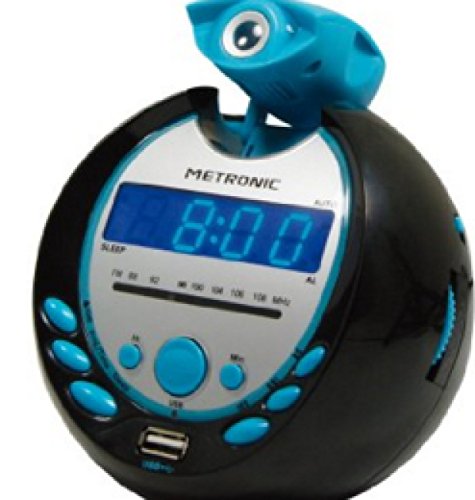 Metronic Sportsman 477016 Radiowekker met USB-aansluiting, zwart en blauw - Image 6