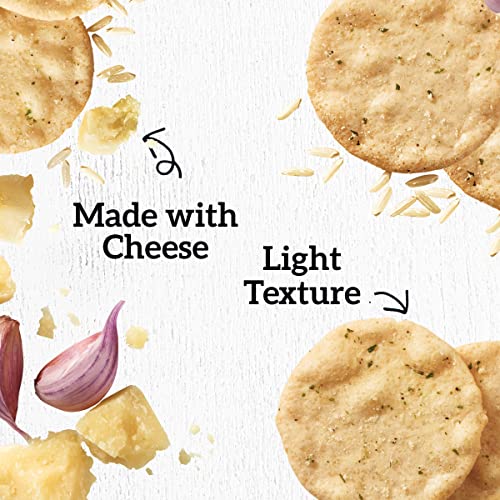 Good Thins Parmesan & Garlic Rice & Cheese Snacks Gluten Free Crackers, 3.5 Oz #TOP1