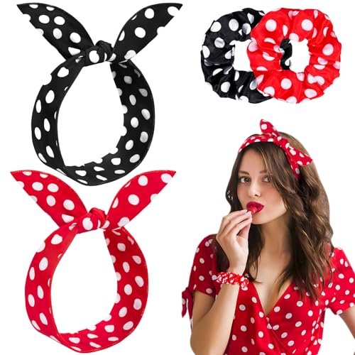 DRESHOW 8 Pezzi Fasce Per Capelli Per Donne E Ragazze, Fasce Vintage Leopardate Fasce Annodate Fasce Incrociate Per Capelli Accessori~p113267914