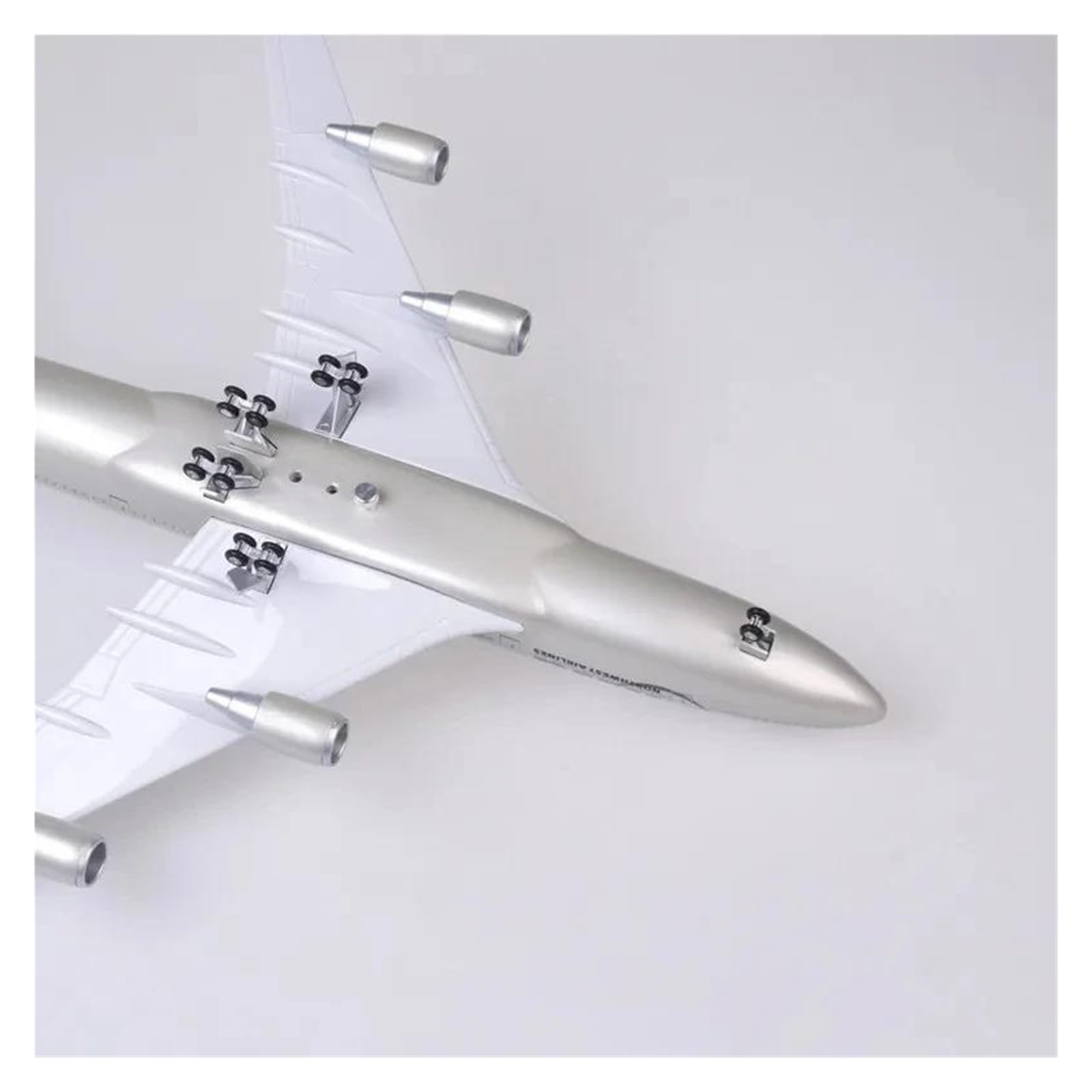 Odlewane zabawki samolotowe Model w skali 1:150 dla Northwest 747 Model samolotu do dekoracji Aluminiowy model samolotu pasażerskiego do zbierania i wyświetlania (bez światła)