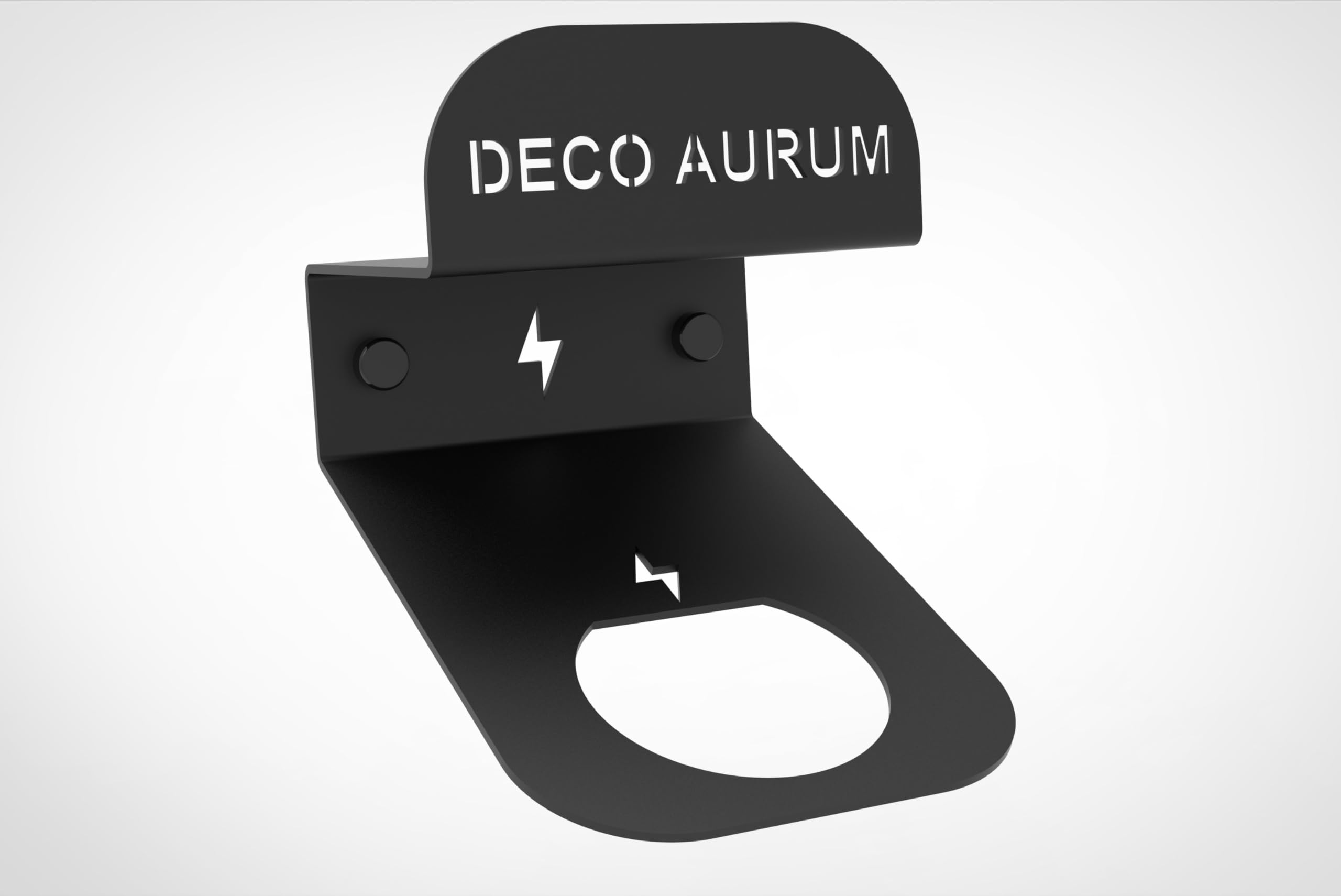 NEXA Supporto Cavo di Ricarica EV da Parete in Acciaio | Porta Connettore Wallbox Universale | Made in Italy