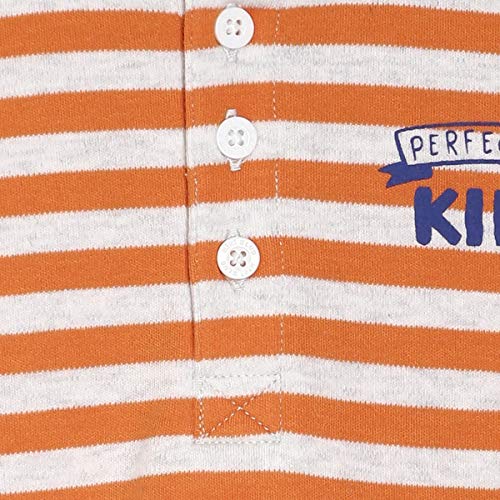 Image of Mini Klub Boys Orange Stripes T-Shirt Pack of 1