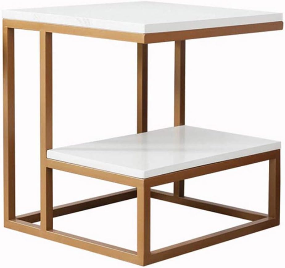 2層ソファ収納テーブル コーナーコーヒーテーブル サイドエンドディナーテーブル リビングルーム用 木ベースのパネル卓上 45 X 45 X 50 Cm サイドテーブル Www Qbusinessmagazine Com