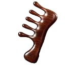 Beauté Secrets Wooden Massager for Hair Growth | Gua Sha Head Massager | Scalp Massagers Natural Wood Hair Massage Comb, Brown gallery image