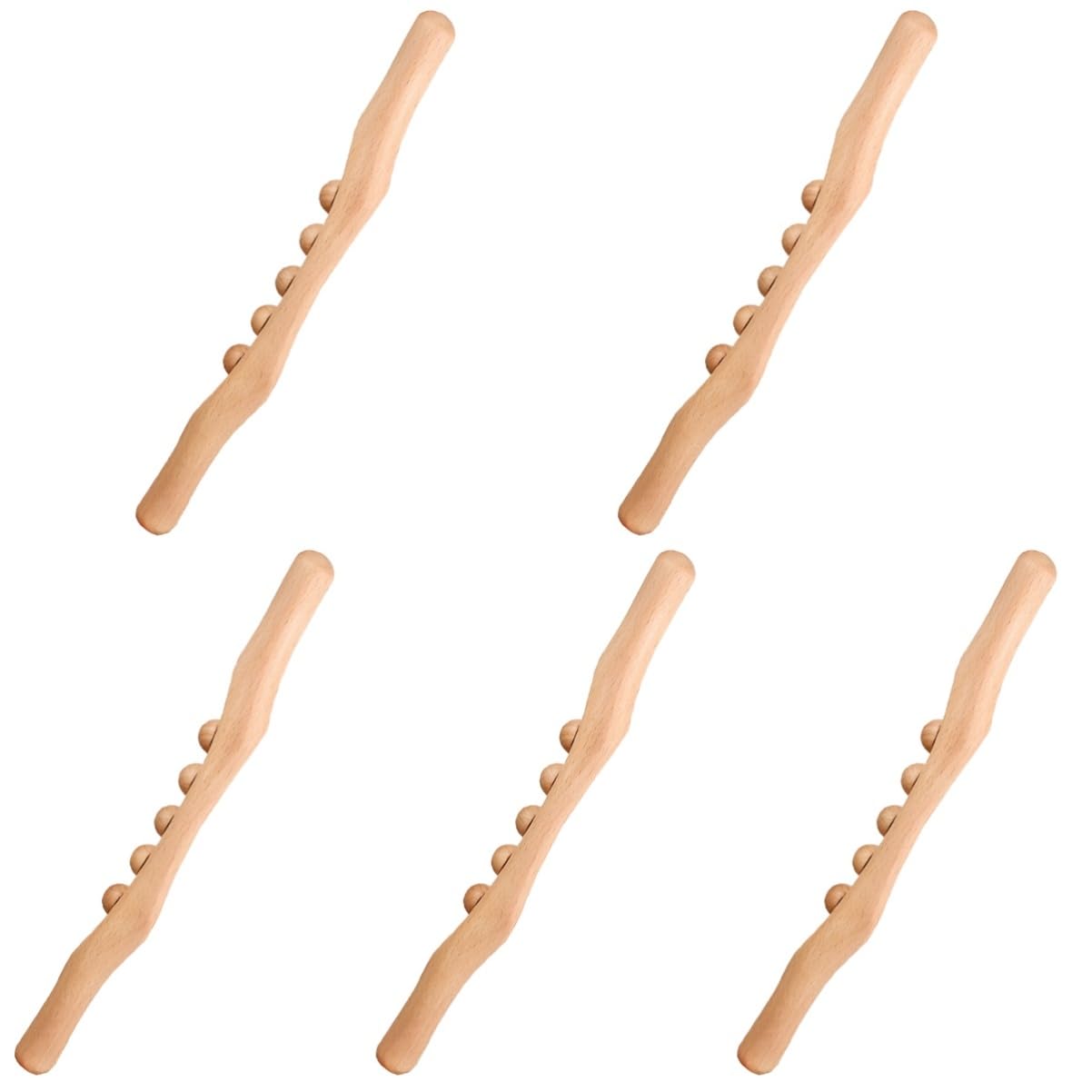 Beavorty 5 Pz di rotolamento del tendine di massaggio gres miscelatore semplice massaggiatore portatile portable massager da massaggio per la schiena massaggiatore muscolare