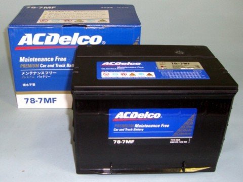 Amazon.co.jp: ACデルコ 北米車用78-7MF メンテナンスフリーバッテリー