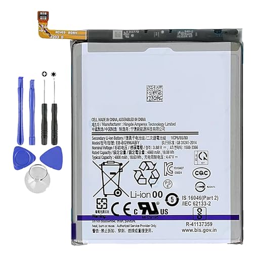 Batería compatible con Samsung Galaxy S21+ Plus EB-BG996ABY 4800 mAh nueva con kit destornillador
