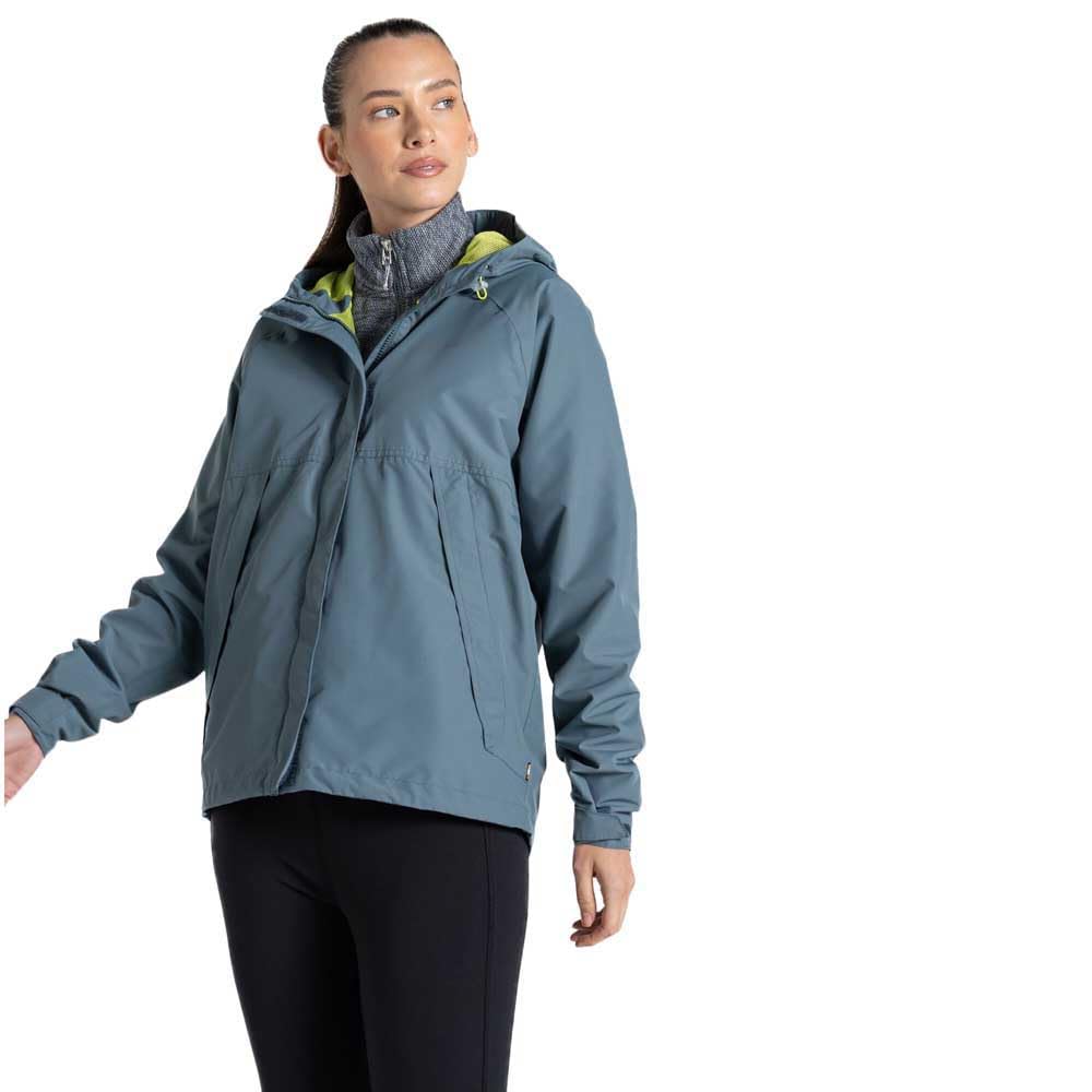 Craghoppers Womens Ossus Breathable Waterproof Jacket, Storm Grey, 16 EU