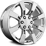 Topline Replicas - V1173 Compatible with Yukon Denali Chrome Wheel 22x9'/6x5.5'/+31mm Offset