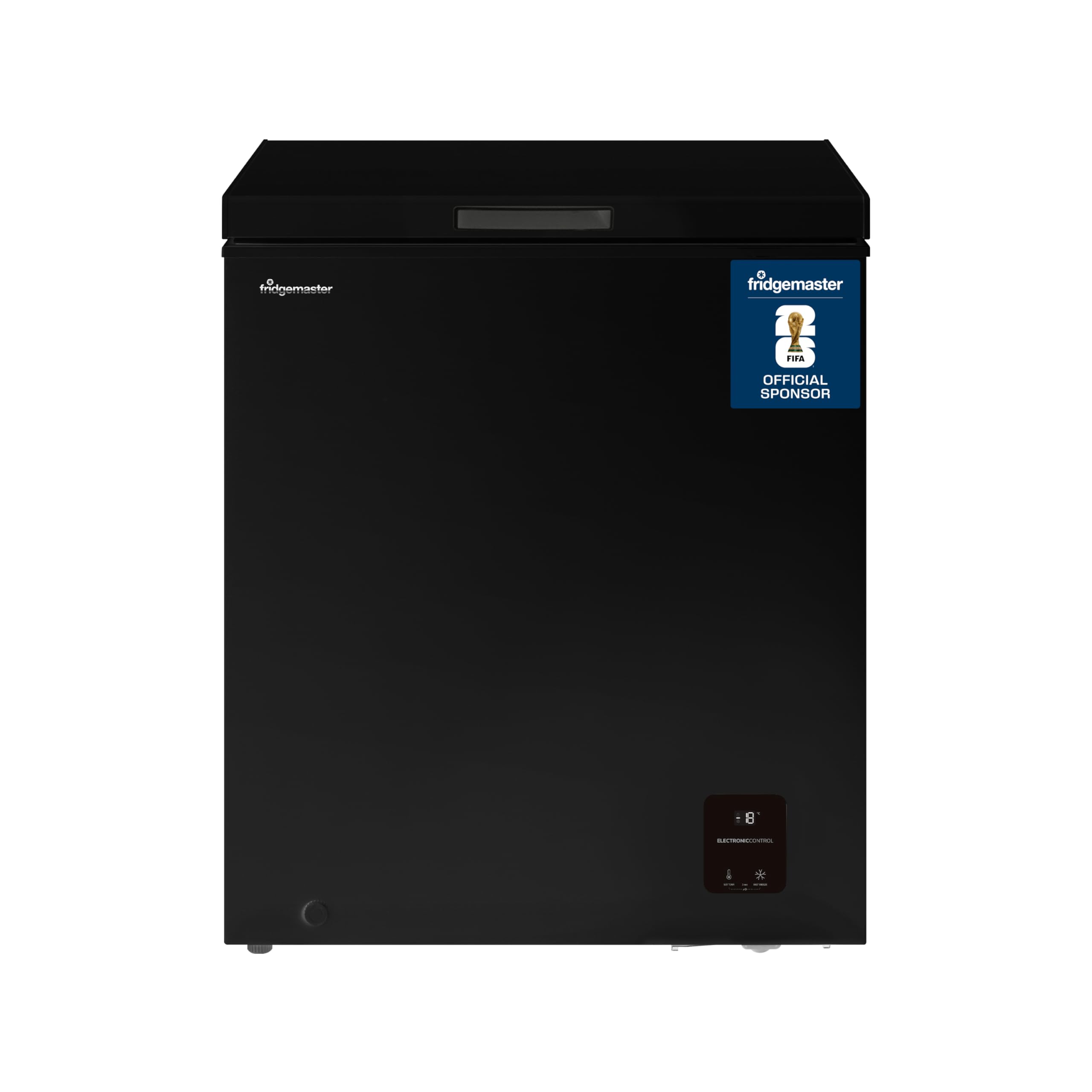 Fridgemaster MCF198EB 191L Chester Freezer 4 Star Freezer Rating - 55.7D x 89.1W x 85.3H cm Black with Recessed Handle - E Rated — view 18