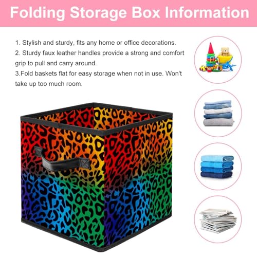 Cube de rangement pliable avec poignées pour optimiser les placards - 4