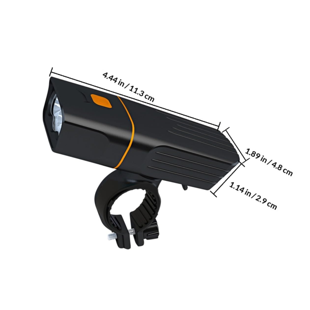 SUPVOX Luce per Bicicletta USB Ricaricabile 2400mah Certificazione Ipx5 Resistente all'Acqua, Set LED Potente e Facile da Installare per Guida Notturna Sicura