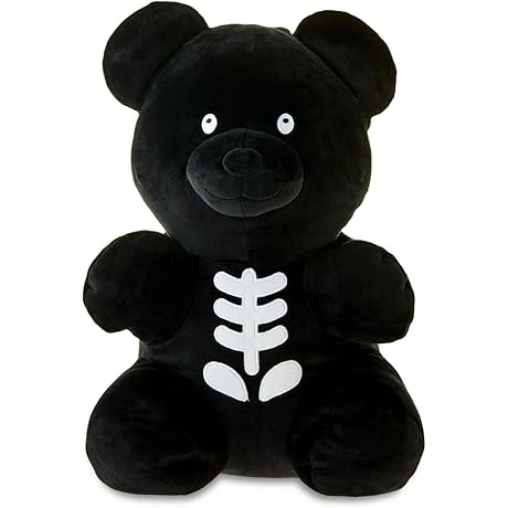 16" Ghoulish Green Gummy Bear Plush: Your Spooky Cuddle Buddy