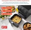 Freidora de aire Cosori 12 en 1 de 5.8QT, tostar, hornear, información nutricional para más de 100 recetas en la app, tecnología AdaptIQ para cocción rápida, para platos principales y acompañamientos, botanas, sobras, canasta cuadrada desmontable, apta para lavavajillas 4