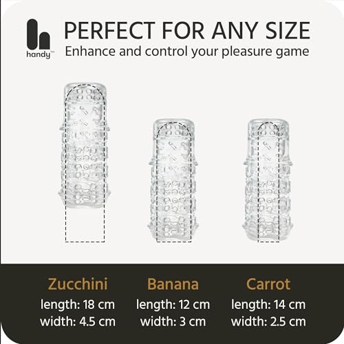 the handy truegrip gen 2 penis sleeve - realistic close-ended masturbation sleeves stroker easy to clean male masturbator adult sex toy for men