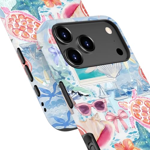 Coque iPhone 17 Pro fleurie compatible induction coque antichoc silicone mat - 6