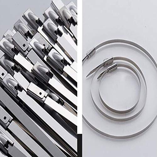 Kabelbinders Rvs Herbruikbare Metalen Heavy Duty Vergrendeling voor Eenvoudige Installatie Thuiskantoor Garage Workshop… - Image 4