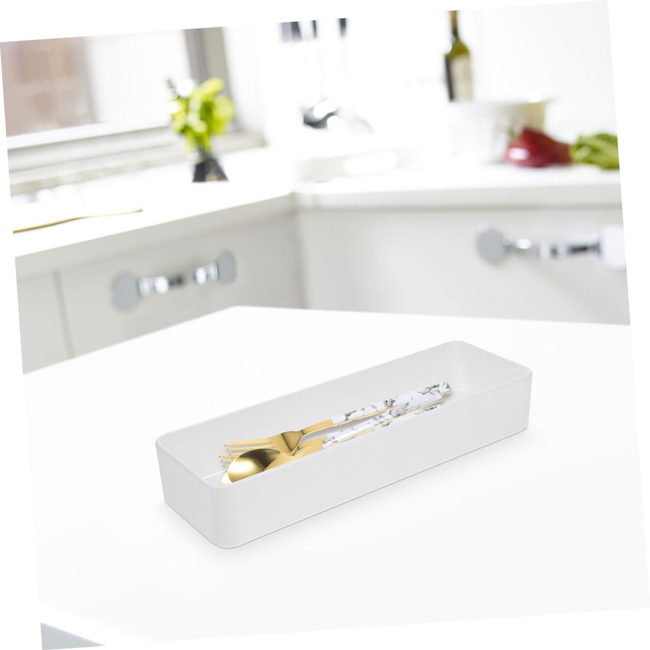 SOLUSTRE 6piezas Organizador De Cubiertos Reutilizable para Cajón Almacenamiento De Utensilios De Cocina Diseño Portátil y Combinable