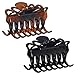 Scunci No-Slip Grip Jaw Clip For Thick Hair, Assorted Colors (Pack of 2)