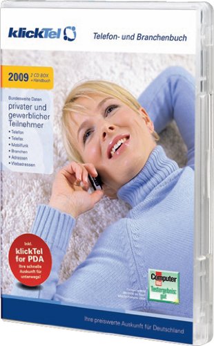 Preisvergleich Produktbild klickTel Telefon- und Branchenbuch Frühjahr 2009 (DVD-VP)
