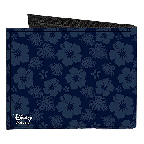 Buckle-Down Men's Standard Canvas Bifold Wallet-Lilo & Stitch, 4.0" x 3.5"2