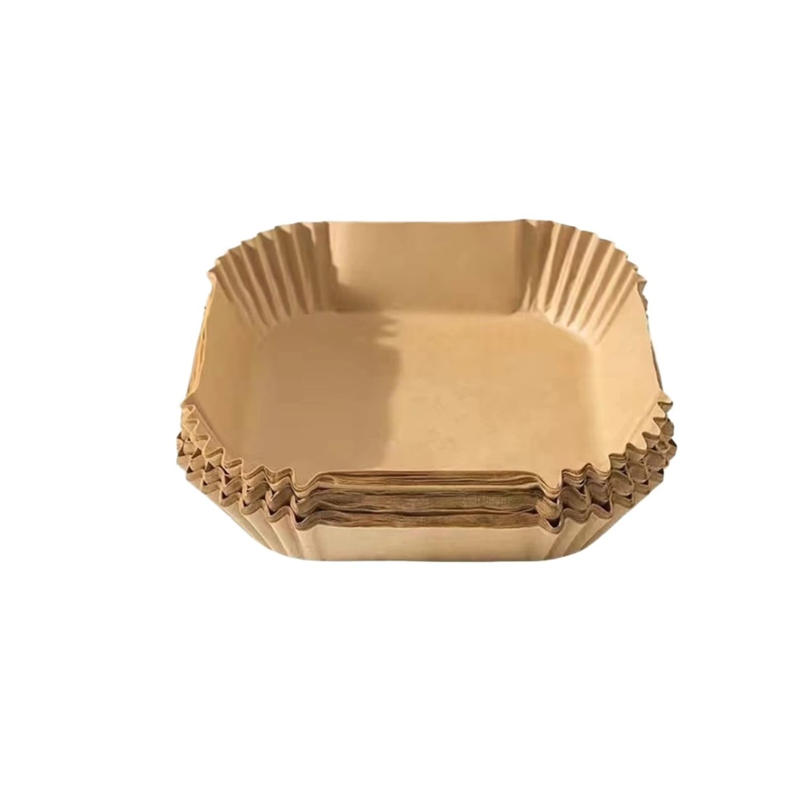 Jingyingtt Moldes for freidoras de aire cuadrados o redondos, revestimientos de papel pergamino desechables de 16 cm y 20 cm, accesorios for horno for freidoras sin aceite de 5 a 8 litros, 100 unidade