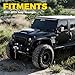 Xprite Heat Dispersion Steel Cowl Hood Vent - Functional Heat Extractor, Easy Install, Compatible with 2007-2018 Jeep Wrangler JK JKU -ZR1, Engine Cooling, Enhanced Airflow, Jeep Hood Upgrade