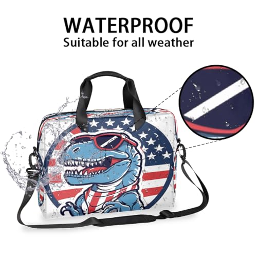 Bolsa para laptop 15.6-16 pulg con diseño bandera USA miniatura 3