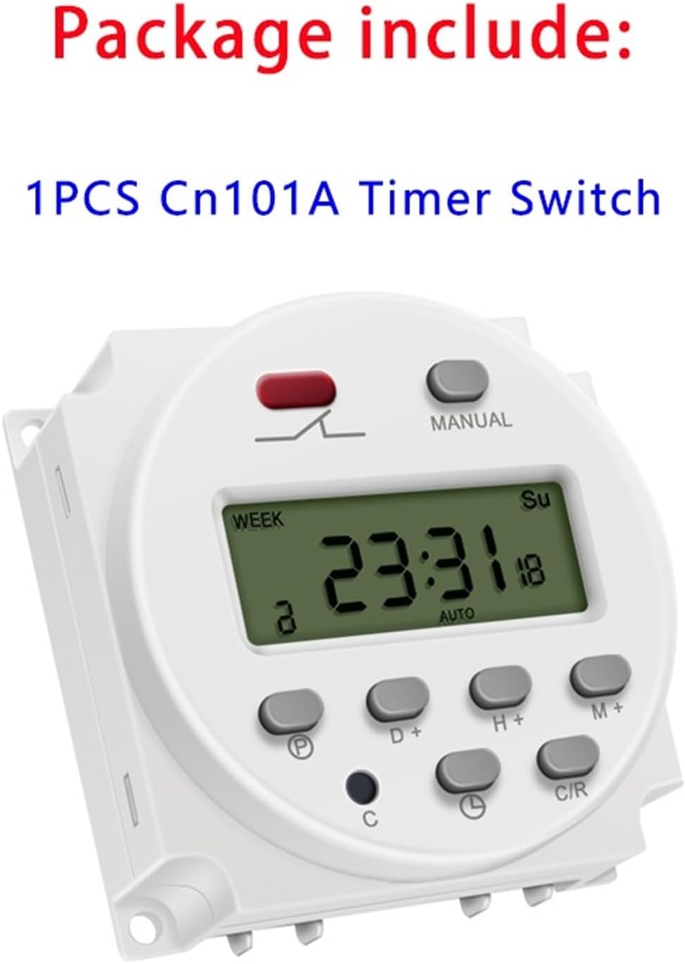 CN101A LCD Time Switch 12V 24V 110V 220V Time Relay(12V,Timer Switch)