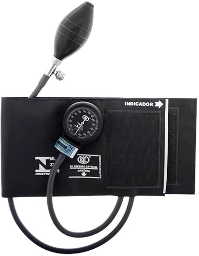 Monitor De Pressão Esfigmomanômetro Preto Bic