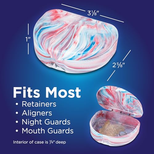 Designer Marbled Retainer Cases, Assorted Colors, 24 Pack - Thumbnail 5