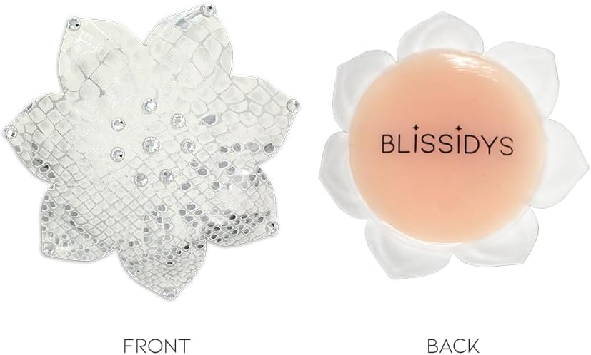Reusable Nipple Covers for Women, Silicone Adhesive Nipple Petal Covers