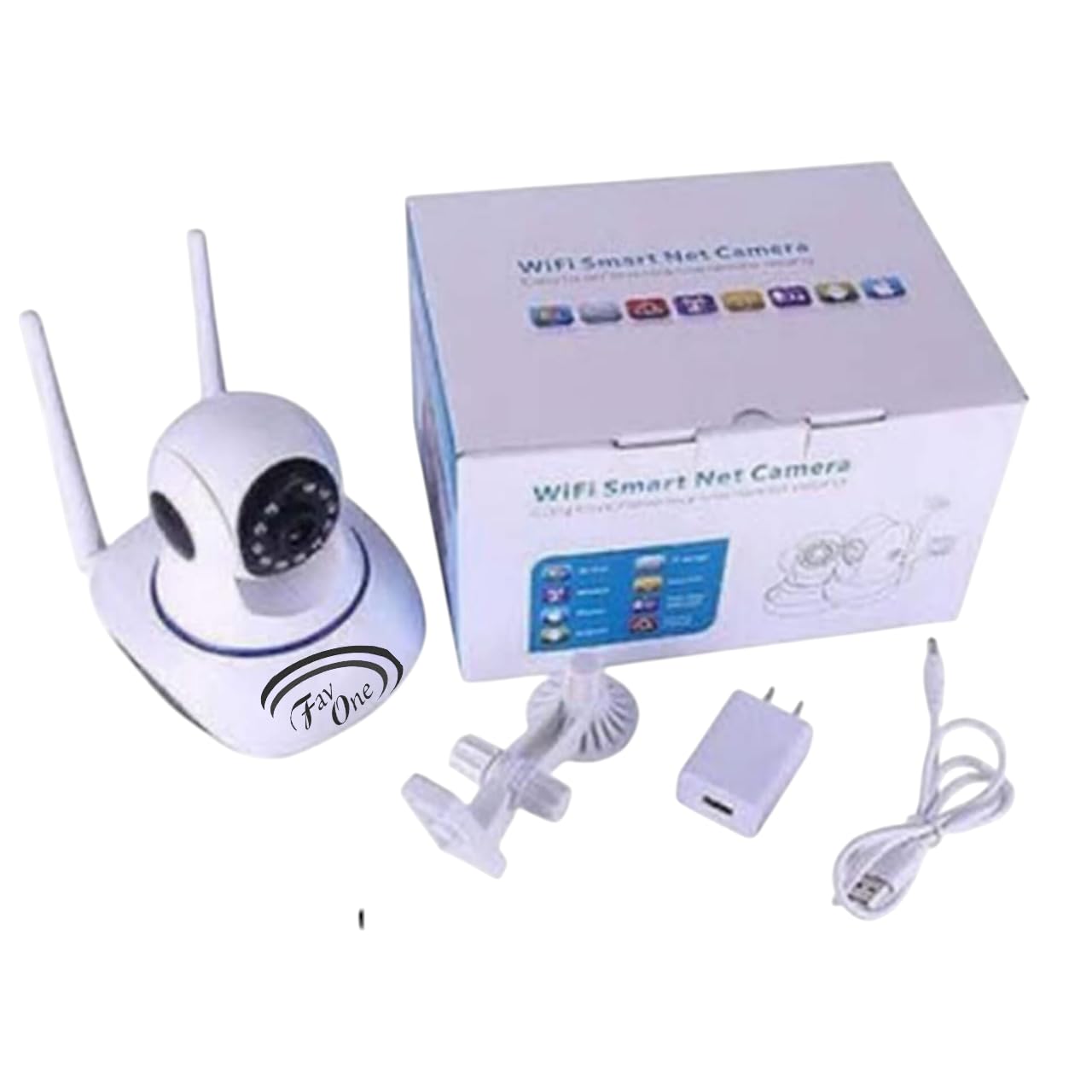 FAVONE V380 Pro HD 1080P Night Vision Wireless WiFi IP Camera with 2 Way Audio and Upto 64 GB SD Card Support (White)-picture-22